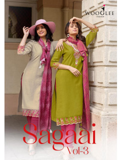 Wooglee Fashion Sagaai Vol 3 Readymade Dress Catalog at Wholesale Rate