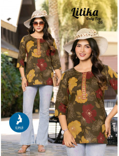 Kaya Kurti Litika Printed Kurtis Catalog at Wholesale Rate Kaya Kurti Litika Printed Kurtis Catalog at Wholesale Rate