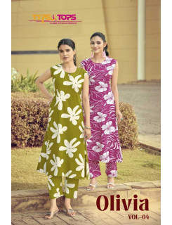 Tips And Tops Olivia Vol 4 Co Ord Set Catalog at Wholesale Rate