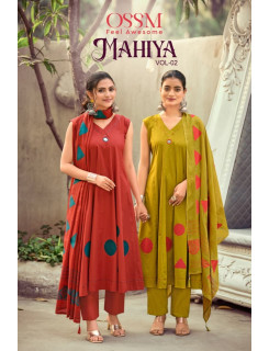 Ossm Mahiya Vol 2 Anarkali Suits Catalog at Wholesale Rate Ossm Mahiya Vol 2 Anarkali Suits Catalog at Wholesale Rate