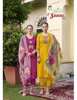 Karissa Sania Cotton Salwar Kameez Catalog at Wholesale Rate