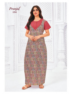Pranjul Pragati Nighty Vol 15 2XL Night Dress Catalog at Wholesale Rate