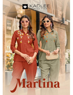 Kadlee Martina Co Ord Set Catalog at Wholesale Rate