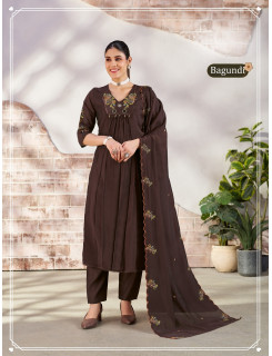 Aarvee Creation Bagundi Readymade Dress Size Set at Wholesale Rate