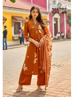 Mittoo Kurti Razia Printed Salwar Kameez Catalog at Wholesale Rate