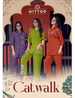 Mittoo Kurti Cat Walk Co Ord Set Catalog at Wholesale Rate