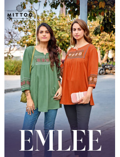 Mittoo Kurti Emlee Rayon Kurti Catalog At Wholesale Rate