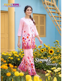 Tips And Tops Summer Beauty Vol 5 Co Ord Set Catalog at Wholesale Rate