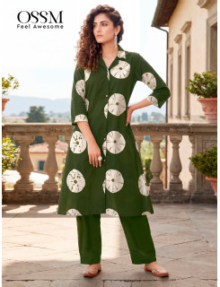 Ossm Rosy Vol 3 Kurtis With Bottom Catalog at Wholesale Rate