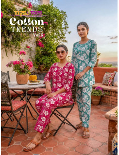 Tips And Tops Cotton Trends Vol 5 Co Ord Set Catalog at Wholesale Rate