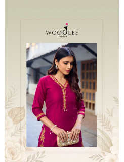 Wooglee Fashion Rahima Kurtis With Bottom Catalog at Wholesale Rate