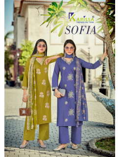 Karissa Sofia Cotton Salwar Kameez Catalog at Wholesale Rate