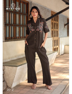 Mittoo Kurti Daizy Vol 2 Co Ord Set Catalog at Wholesale Rate