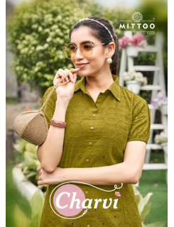 Mittoo Kurti Charvi Kurtis With Bottom Catalog at Wholesale Rate