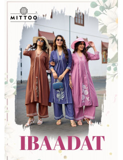 Mittoo Kurti Ibadat Kurtis With Bottom Catalog at Wholesale Rate