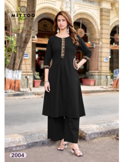 Mittoo Kurti Vanyaa Kurtis With Bottom Catalog at Wholesale Rate