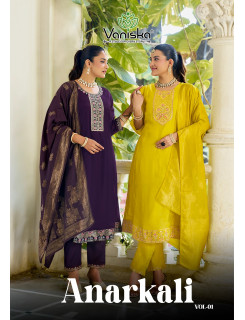 Vaniska Anarkali Vol 1 Readymade Dress Catalog at Wholesale Rate