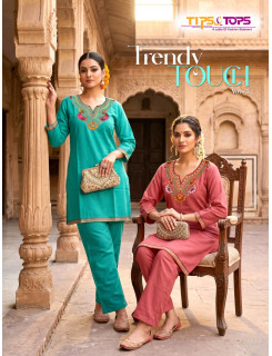 Tips And Tops Trendy Touch Vol 1 Co Ord Set Catalog at Wholesale Rate