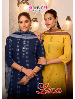 Mystic 9 Liza Vol 5 Cotton Salwar Kameez Catalog at Wholesale Rate