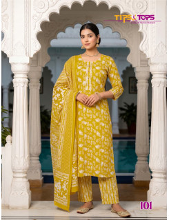 Tips And Tops Summer Fashion Vol 12 Cotton Salwar Kameez Catalog at Wholesale Rate