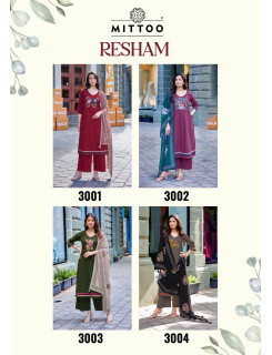 Mittoo Kurti Resham Cotton Salwar Kameez Catalog at Wholesale Rate