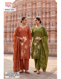 Ossm Style 1255 Readymade Dress Size Set at Wholesale Rate