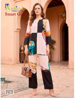 Karissa Smart Girl Co Ord Set Size Set at Wholesale Rate