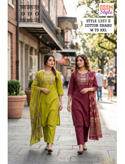Ossm Style 1257D Readymade Dress Catalog at Wholesale Rate Ossm Style 1257D Readymade Dress Catalog at Wholesale Rate