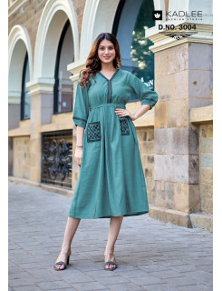 Kadlee Aleena One Piece Dress Catalog at Wholesale Rate