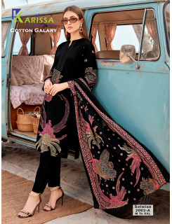 Karissa Dno 2003 Cotton Salwar Kameez Size Set at Wholesale Rate
