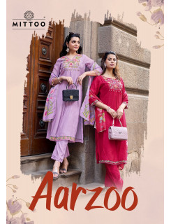 Mittoo Kurti Aarzoo Readymade Dress Catalog at Wholesale Rate