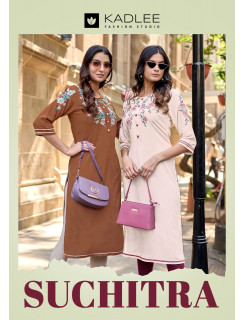 Kadlee Suchitra Rayon Kurti Catalog at Wholesale Rate