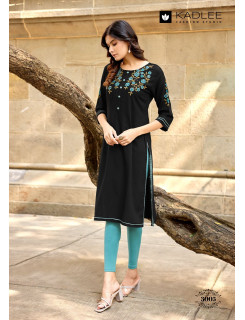 Kadlee Suchitra Rayon Kurti Catalog at Wholesale Rate