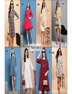 Aarvee Creation Flory Vol 5 One Piece Dress Catalog at Wholesale Rate