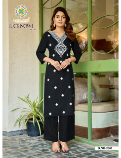 Passion Tree Lucknowi Vol 2 Kurti Palazzo Set Catalog at Wholesale Rate Passion Tree Lucknowi Vol 2 Kurti Palazzo Set Catalog at Wholesale Rate
