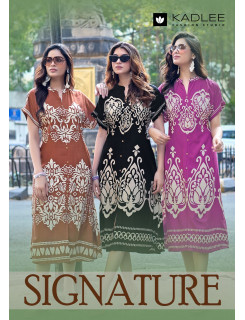 Kadlee Signature One Piece Dress Catalog at Wholesale Rate