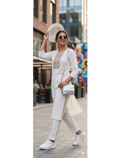 Aarvee Creation White Ladies Tops Size Set at Wholesale Rate