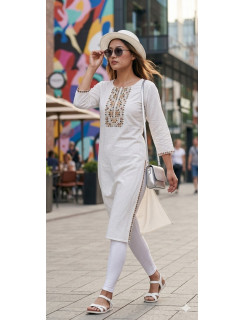 Aarvee Creation White Ladies Tops Size Set at Wholesale Rate