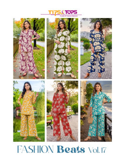Tips And Tops Fashion Beats Vol 17 Co Ord Set Catalog at Wholesale Rate
