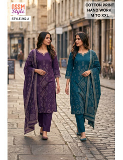 Ossm Style 262A Readymade Dress Size Set at Wholesale Rate