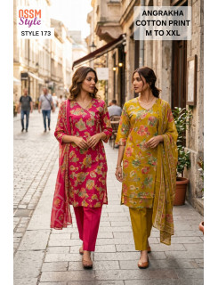Ossm Style 173 Readymade Dress Size Set at Wholesale Rate