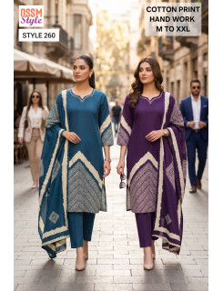 Ossm Style 260 Readymade Dress Size Set at Wholesale Rate