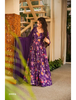 Clora Vol 20 Printed Anarkali Gown Catalog at Wholesale Rate