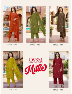 Ossm Millie Cotton Salwar Kameez Catalog at Wholesale Rate