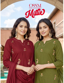 Ossm Millie Cotton Salwar Kameez Catalog at Wholesale Rate