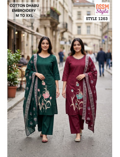 Ossm Style 1263 Readymade Dress Size Set at Wholesale Rate