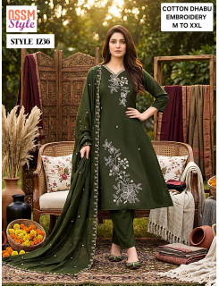 Ossm Style 1236 Readymade Dress Size Set at Wholesale Rate