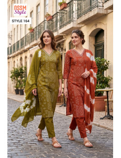 Ossm Style 164 Readymade Dress Size Set at Wholesale Rate