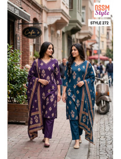 Ossm Style 272 Readymade Dress Size Set at Wholesale Rate