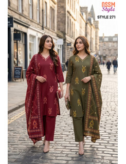 Ossm Style 271 Readymade Dress Size Set at Wholesale Rate